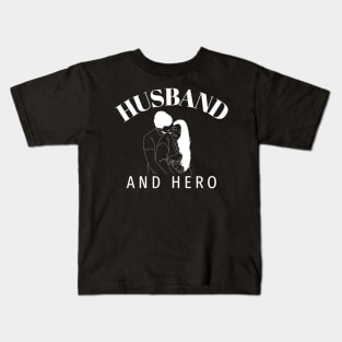 Husband and Hero Image Kids T-Shirt